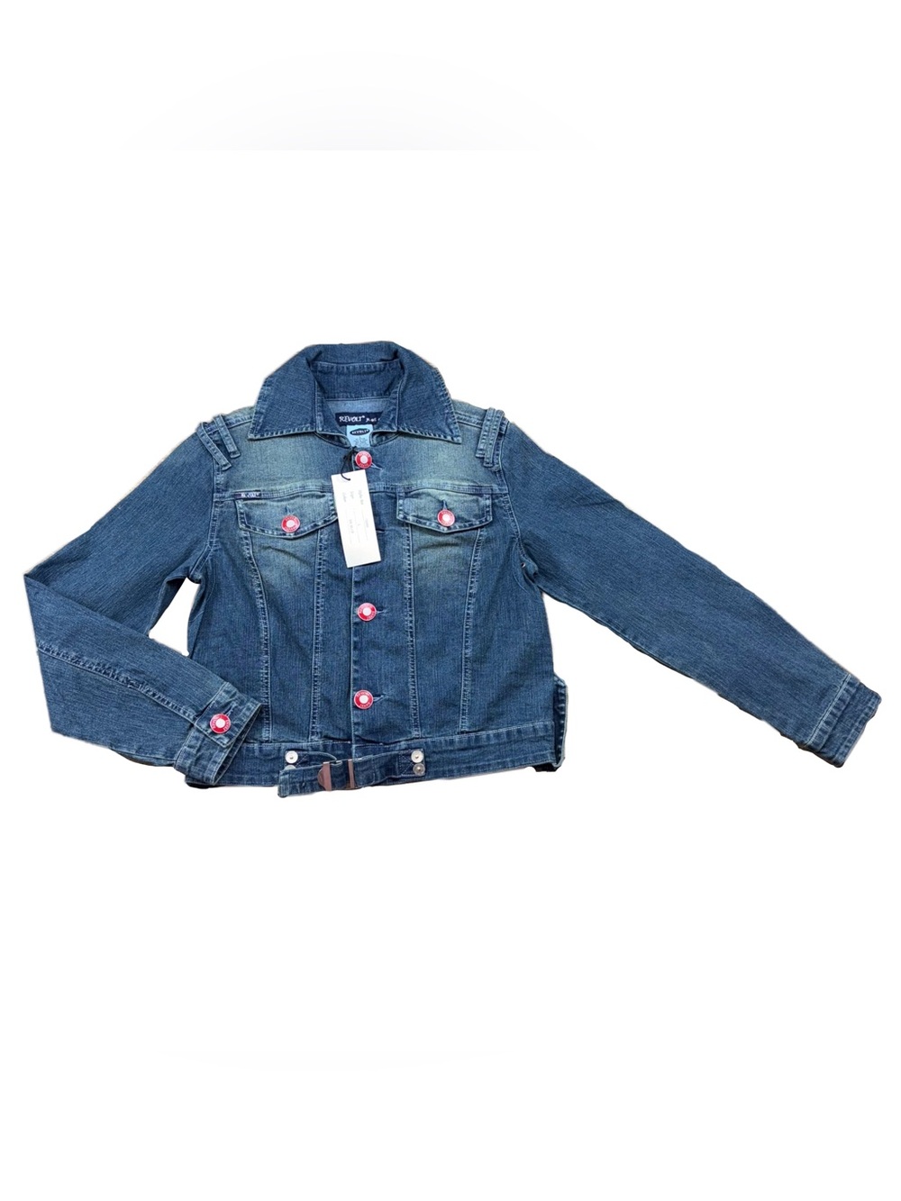 Revolution vintage Women’s ' Dark Blue Denim Jacket size L